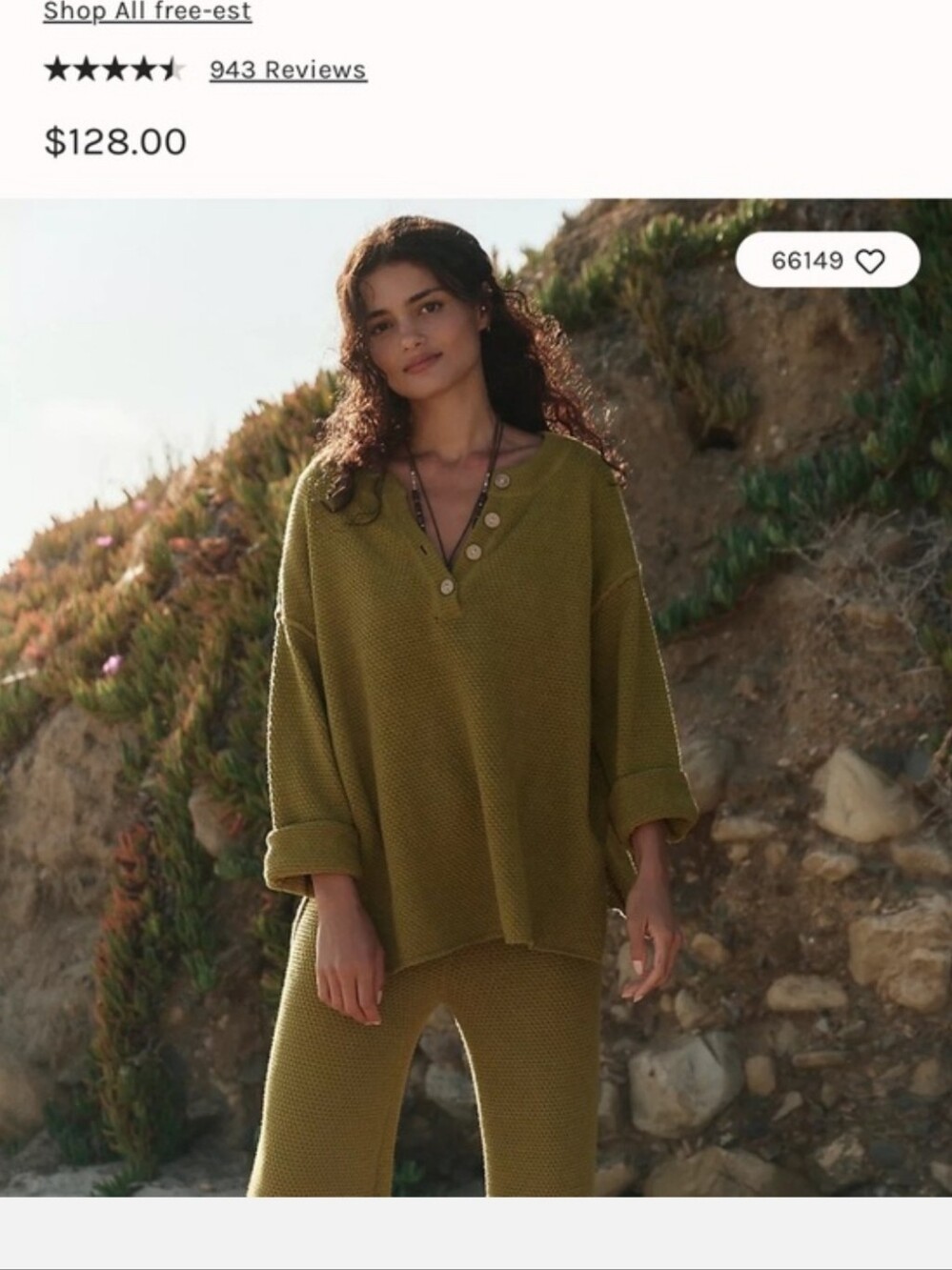 Free People Hailee Sweater Set